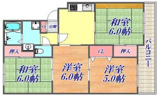 グランドハイツの物件間取画像